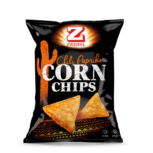 Corn chips Chili Paprika Zweifel125g