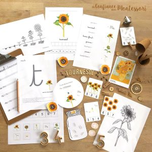 Cahier d’activités sur le thème du tournesol (inclus dans le Pack Tournesol) – PDF à télécharger