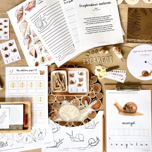 Cahier d’activités sur le thème de l&rsquo;Escargot (inclus dans le Pack Escargot) – PDF à télécharger