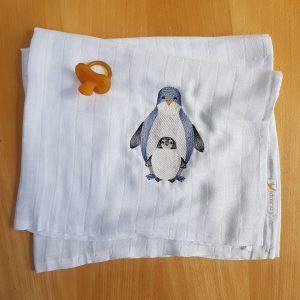 Lange brodé Penguin personnalisable