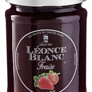 Confiture Fraise 65% Léonce Blanc 330 gr