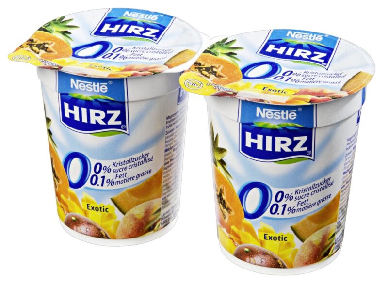 Yogourt Exotic-Cocktail 0% HIRZ 180 g 2 X