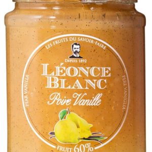 Confiture Poire Vanille 60% L.Blanc 330 gr