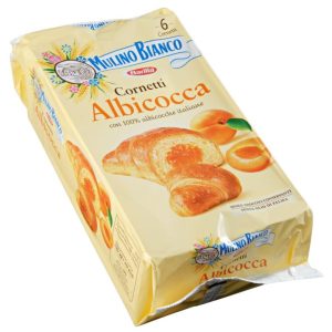 Mulino Bianco Cornetti Albicocca 300 gr (6 pce)