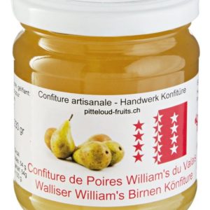 Confiture Poire William’s Valais 230 gr
