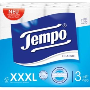 Papier WC Tempo Blanc 3 Couches 32 x