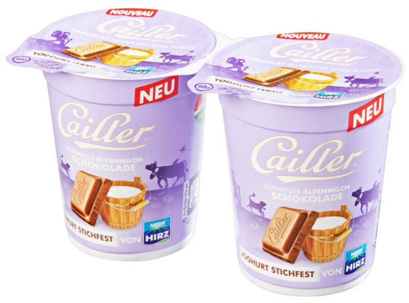 Yogourt Ferme Chocolat Cailler Hirz 180g 2 X
