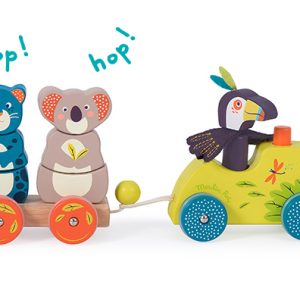 TRAIN D’ACTIVITÉS À TIRER « DANS LA JUNGLE »