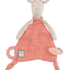DOUDOU ATTACHE-TÉTINE GIRAFE « SOUS MON BAOBAB »