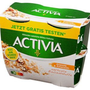Activia Granola Amarante Danone 4x 115g
