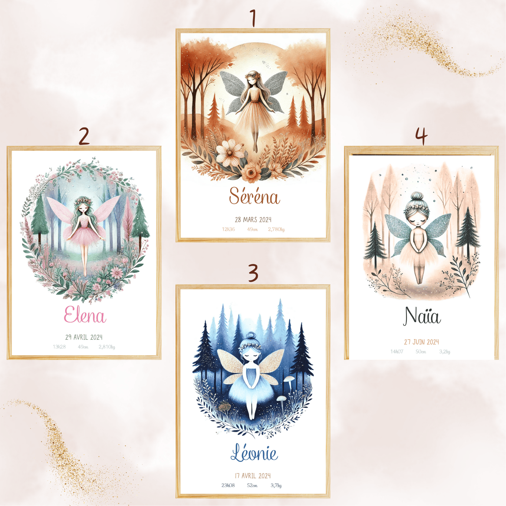 Affiche De Naissance Fée