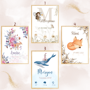 Affiche De Naissance Bohème