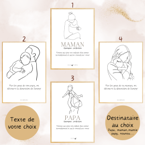 Affiche famille émotion