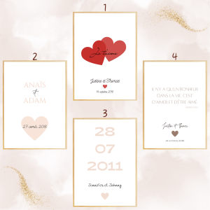 Affiche Couple Emotions