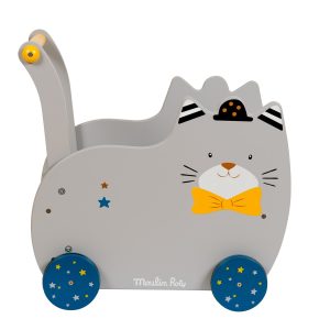 CHARIOT DE MARCHE CHAT FERNAND « LES MOUSTACHES »