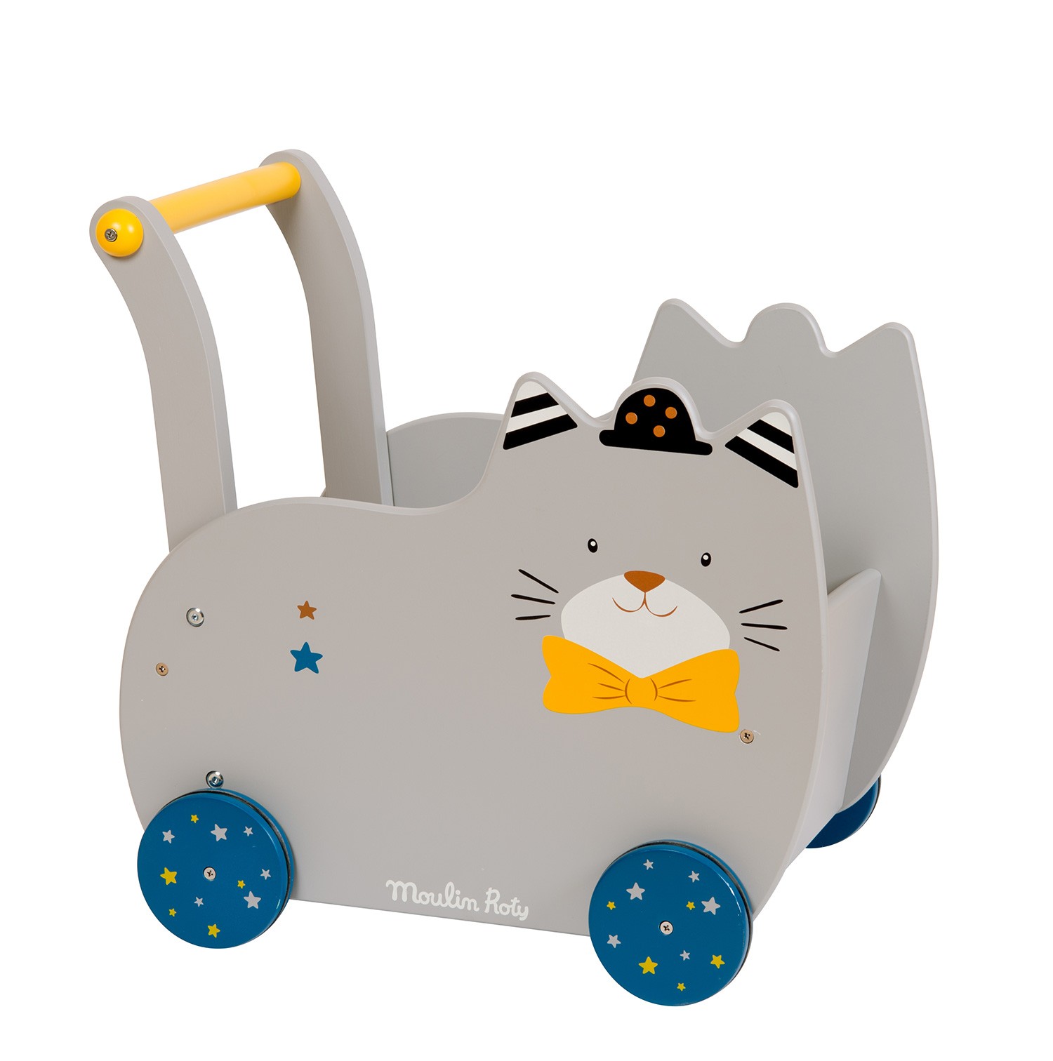 CHARIOT DE MARCHE CHAT FERNAND « LES MOUSTACHES » – Image 4