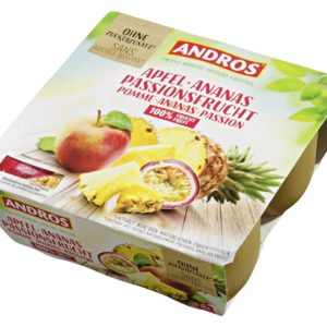 Compote Pomme-Ananas-Passion s/Sucre 4x 100 g