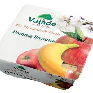 Compote Pomme-Banane Valade 4x 100 gr
