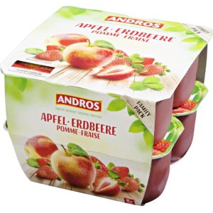 Compote Pomme-Fraise Andros 8x 100 g