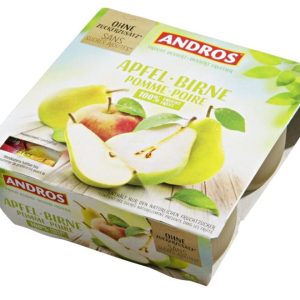 Compote Pomme-Poire s/Sucre 4x 100 g