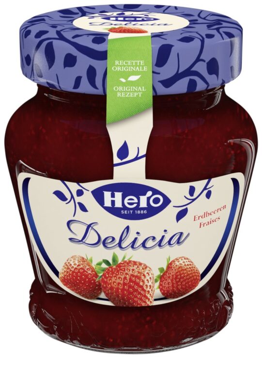 Confiture Fraises Delicia Hero 320 gr