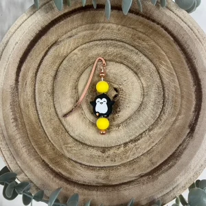 Marque-pages pingouin et jaune poussin