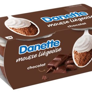 Danette Mousse Liégeoise Danone 4x 80 gr