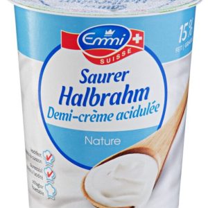 Demi-Crème Acidulée 15 % Emmi 450 gr