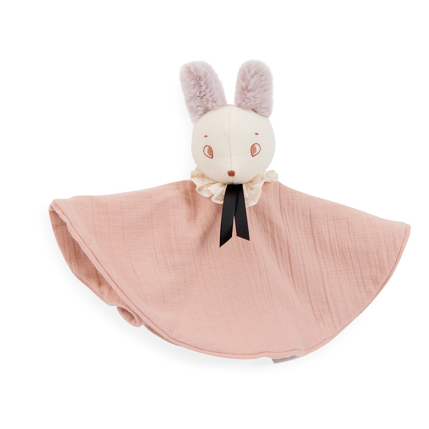 DOUDOU SOURIS ROSE « APRÈS LA PLUIE »