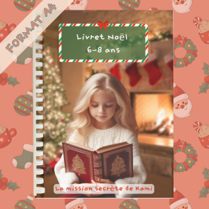 Livret d&rsquo;activités 6 – 8 ans : Noël (FORMAT A4)