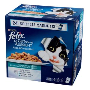 Felix Bon&Beau Poissons Gelée 24x 100 gr