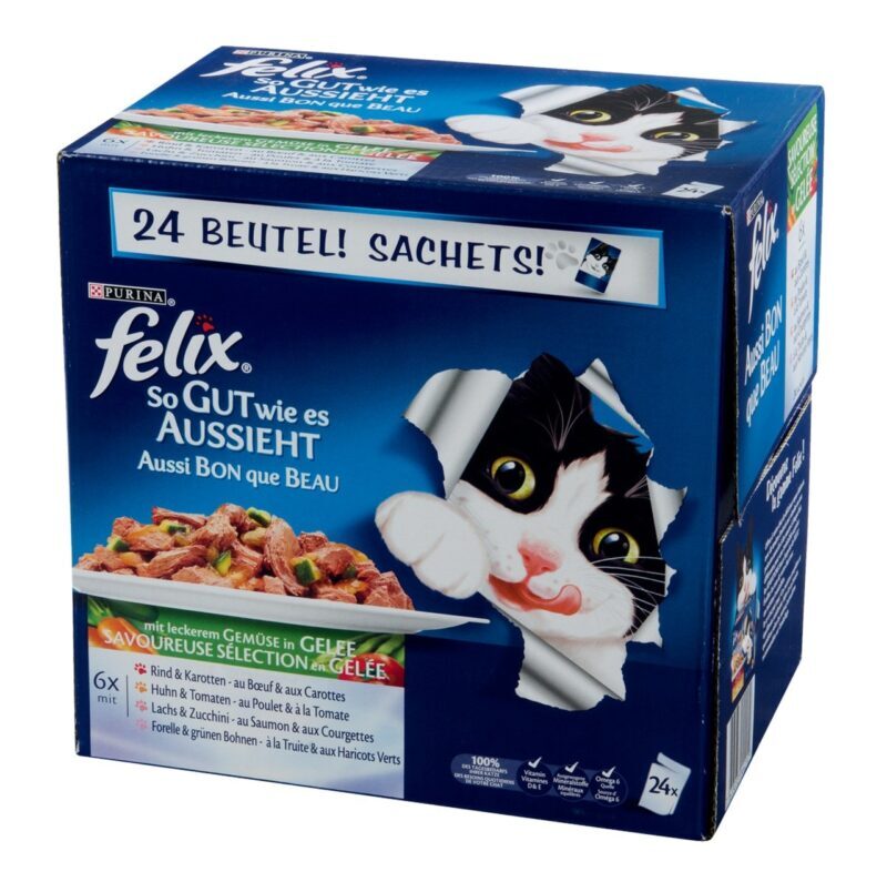 Felix Bon&Beau en Gelée Assortis 24x 100 gr