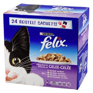 Felix Emincés en Gelée Assortis 24x 100gr