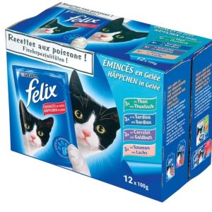 Felix Emincés en Gelée Poissons 12x 100gr