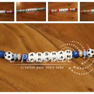 Attache tétine ballon coloré