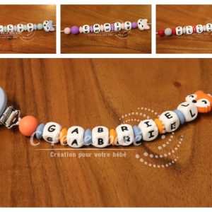 Attache personnalisée renard