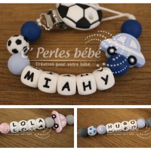 Attache tétine voiture ballon