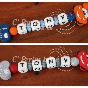 Attache tétine voiture Cars