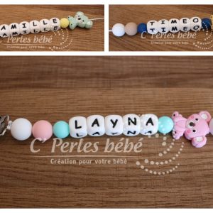 Attache tétine koala Layna