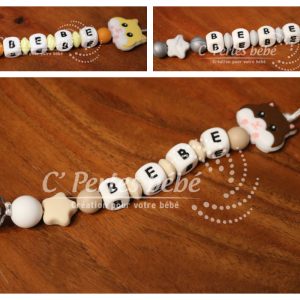 Attache sucette hamster