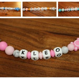 Attache tétine tortue Kléo