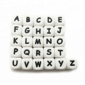 Lot de 10 lettres silicone 12mn