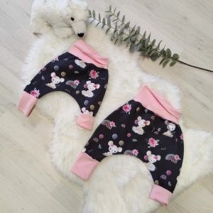 Sarouel Souris / Rose clair