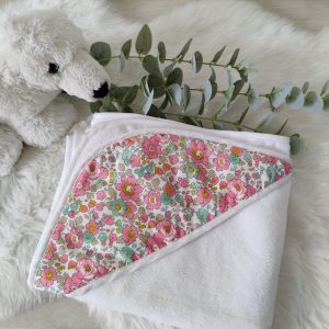Cape de bain parent bébé – Tissu liberty Betsy B