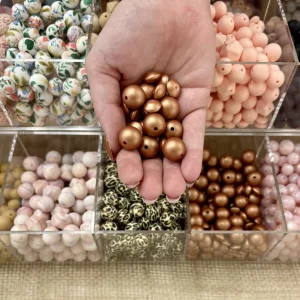 Perle rose gold (existe en plusieurs formes)