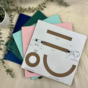 Planche gabarit à personnaliser coloré