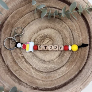 Porte-clé écolier et rouge