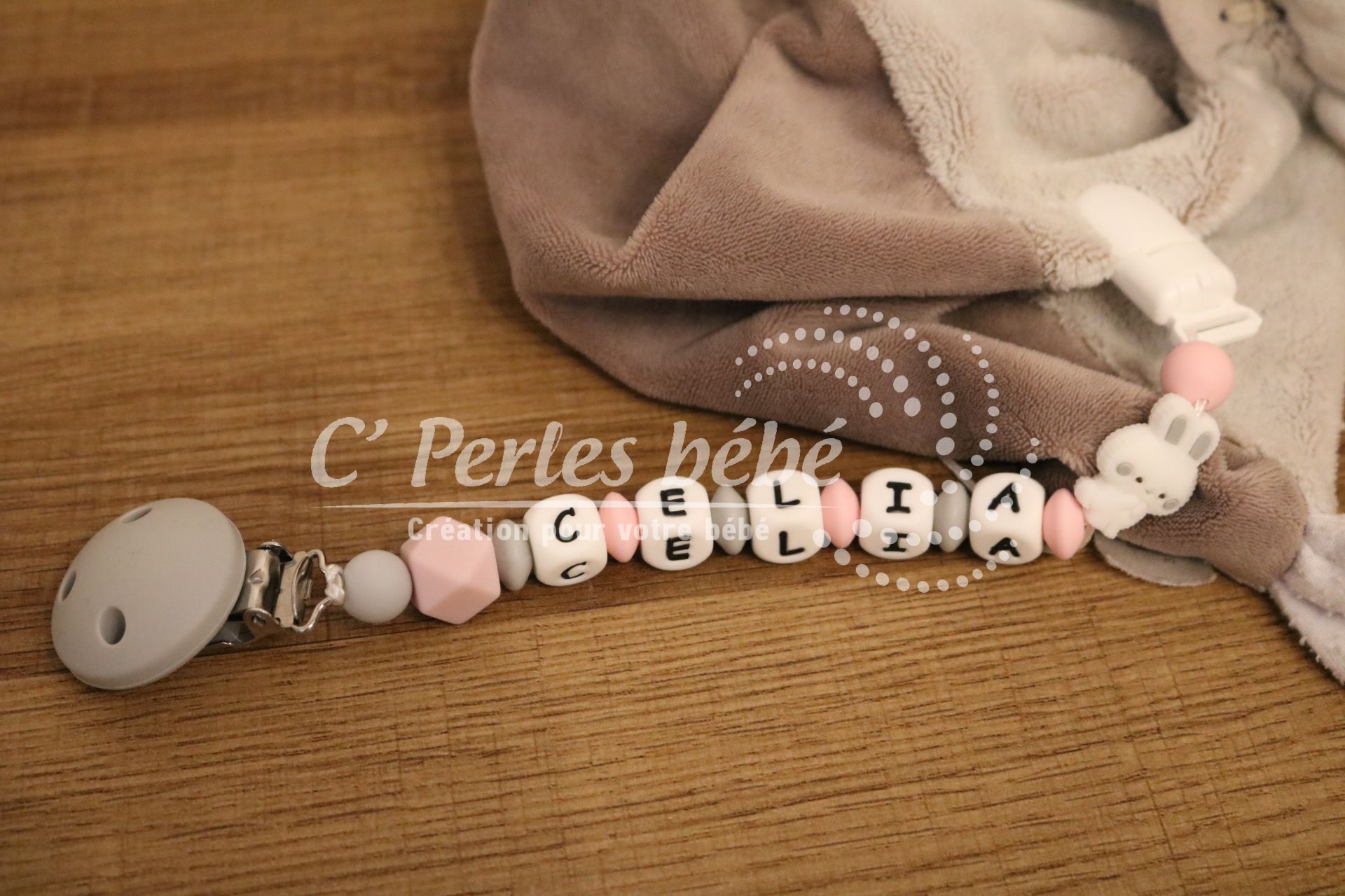 Attache doudou lapinou – Image 2