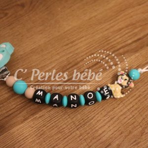 Attache tétine lion koala