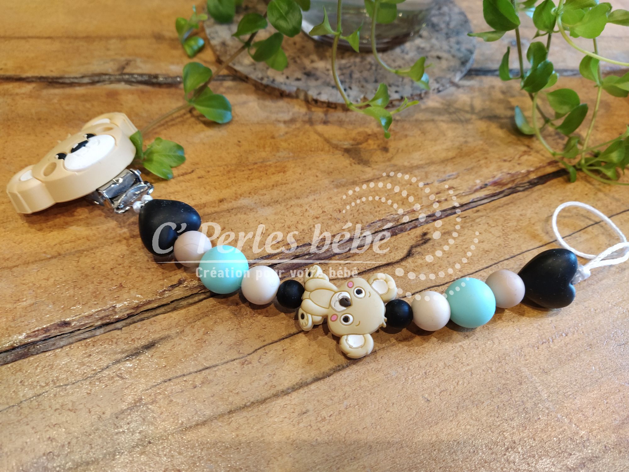 Attache tétine koala